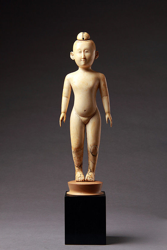 South East Asian Thai Carved Ivory Processional Statuette